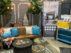 vendor booth at the Spring Home & Garden Show