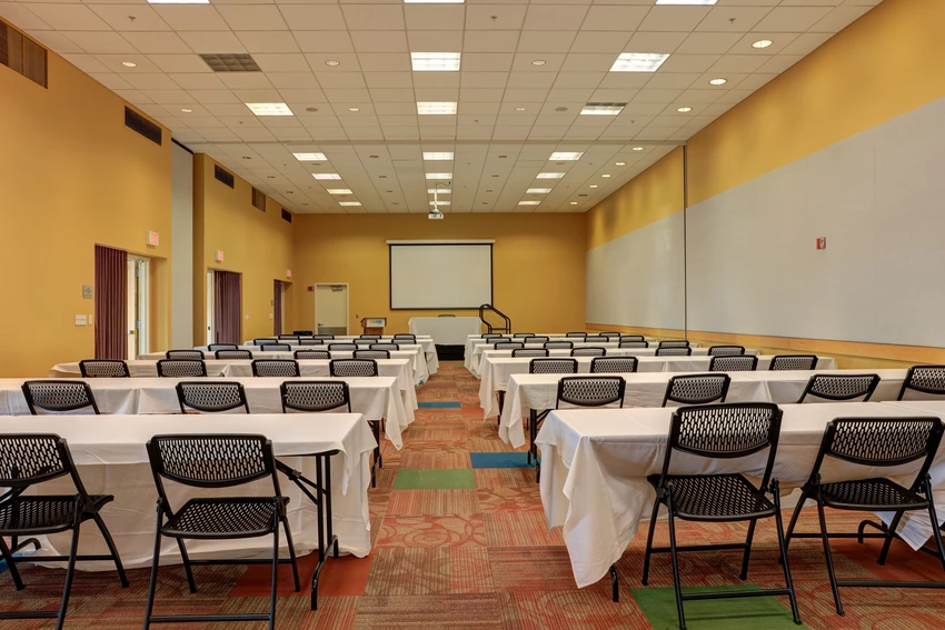 Picture of Meeting Room D202-204 from back.